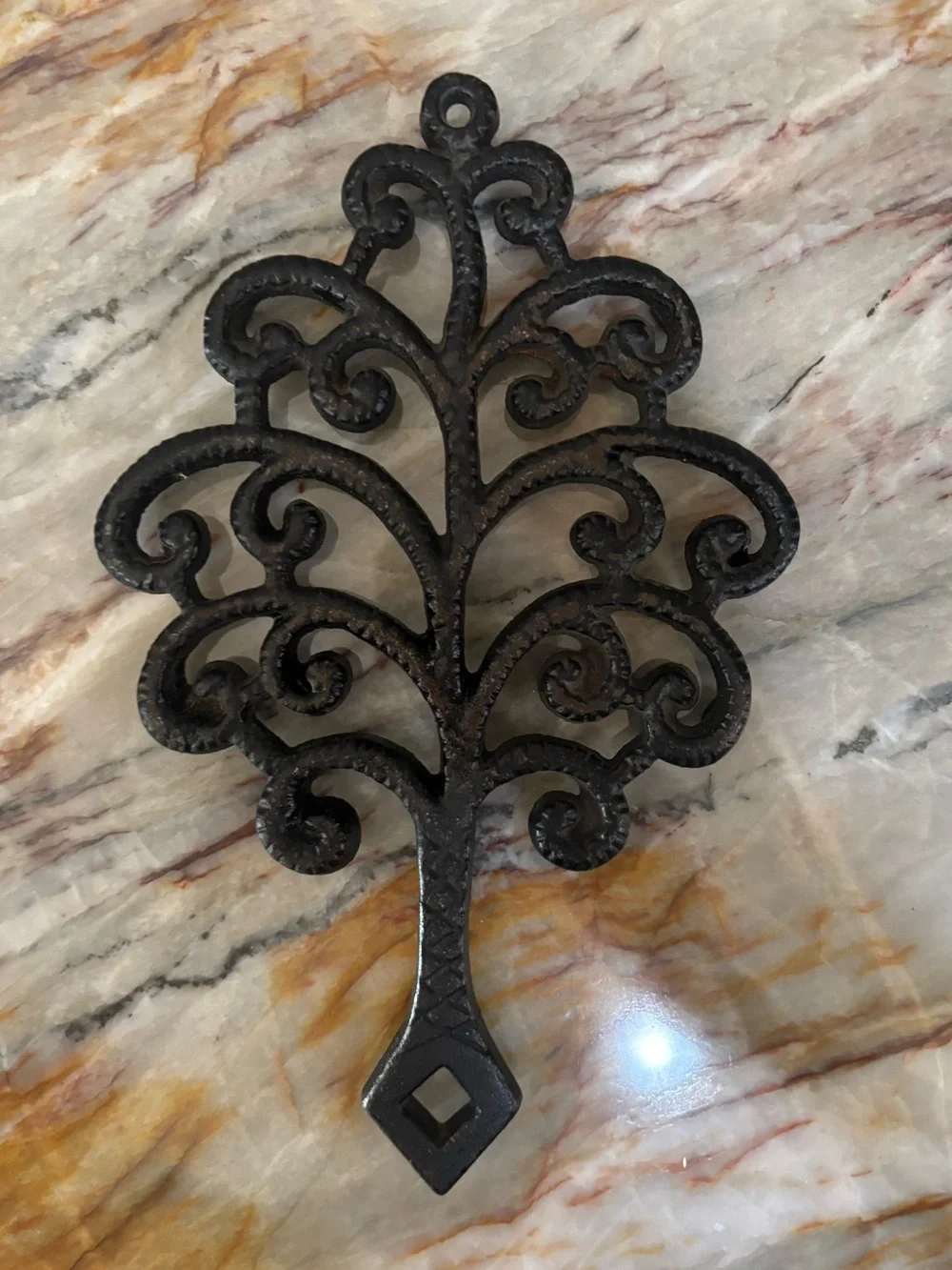 Wilson Black Scrollwork Tree Wall Hook